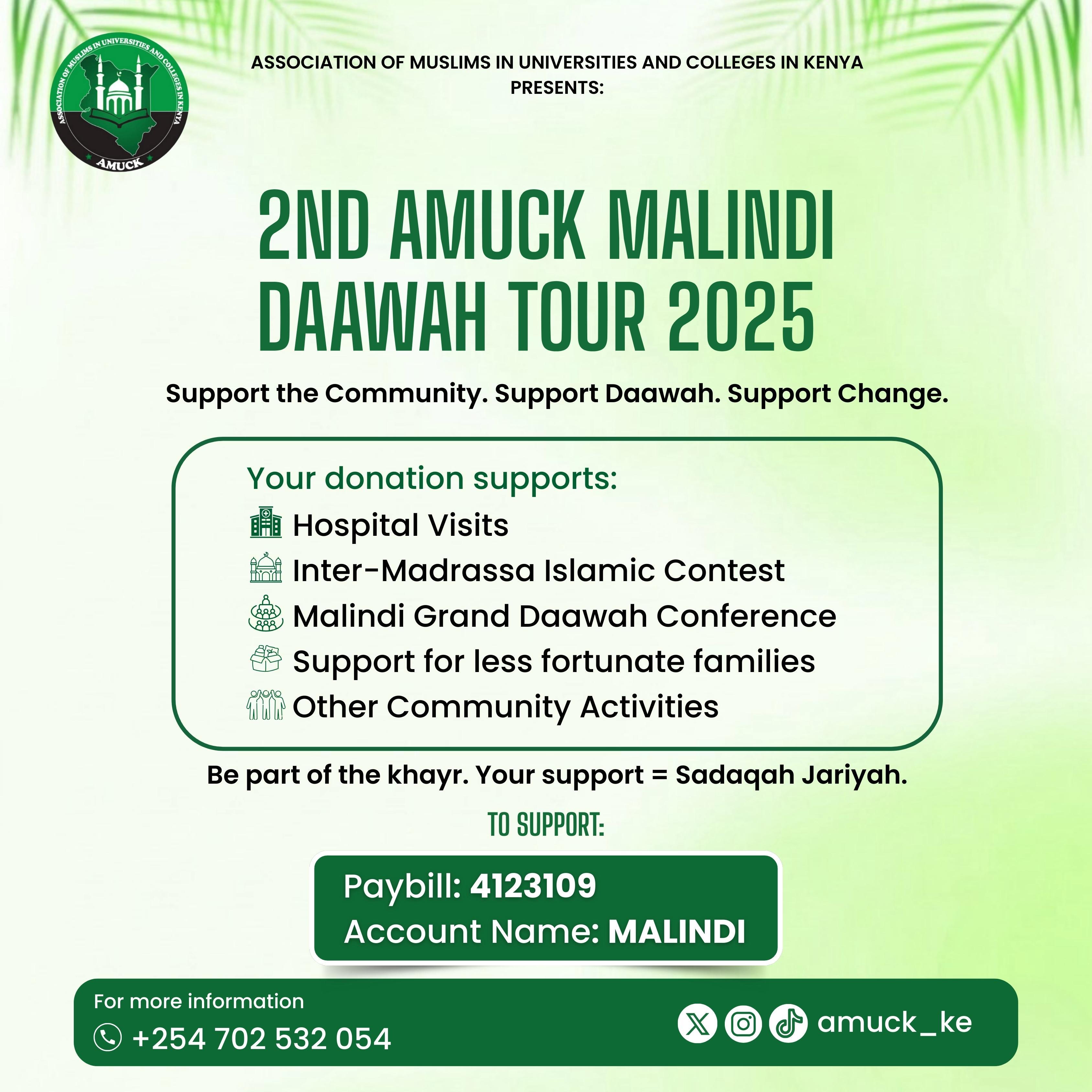 Malindi Daawah Tour 2025